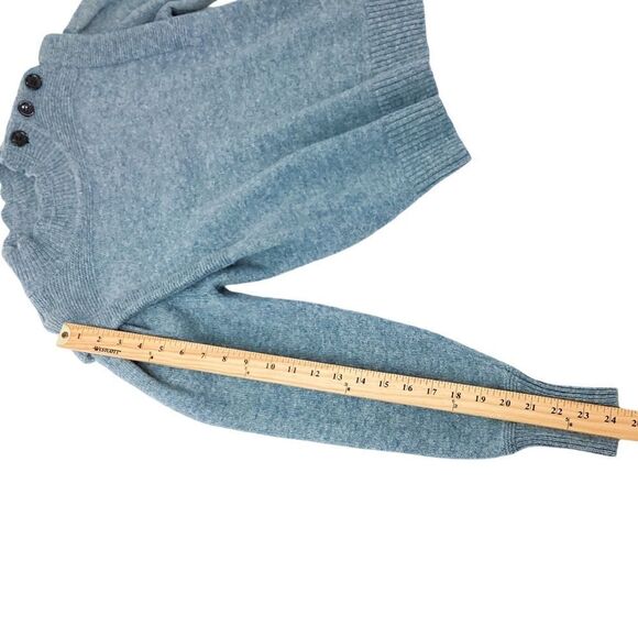 ISABEL MARANT Size 34 Meery Sweater Light Blue Heather Knit Pullover Merry - Picture 10 of 13